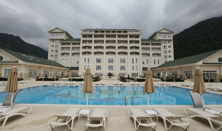 Фото отеля («Qafqaz Riverside Resort Hotel» отель) - открытый бассейн