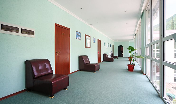 Фото отеля («Гагрипш» курортный комплекс) - Холл в корпусе №2