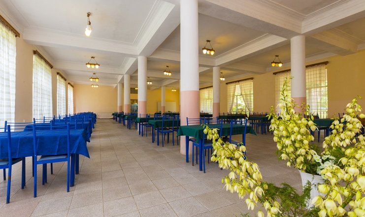 Фото отеля («Лагуна» пансионат) - Столовая