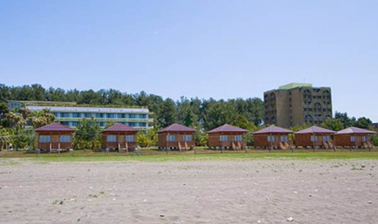 Фото отеля («Сосновая роща» пансионат) - Пляж