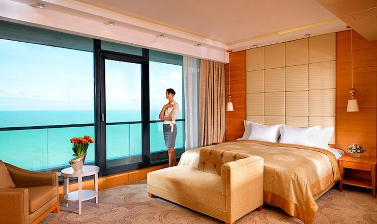 Фото номера («Bilgah Beach Hotel» отель) - Deluxe DBL/TWIN with sea view