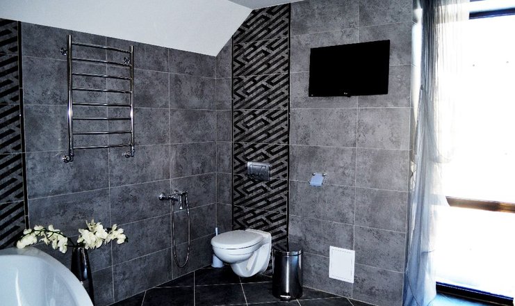Фото номера («Ратомка» база отдыха) - Коттедж 6-местный 2-уровневый - ванная комната