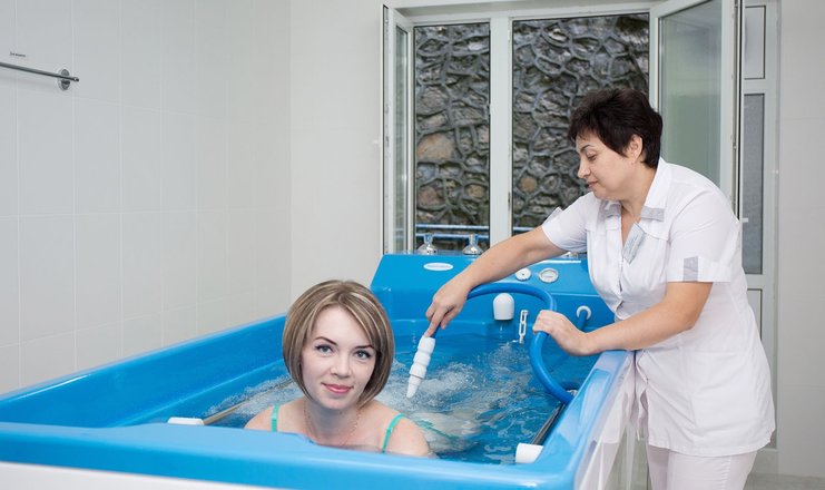 Фото отеля («Эльбрус» санаторий) - Подводный душ-массаж