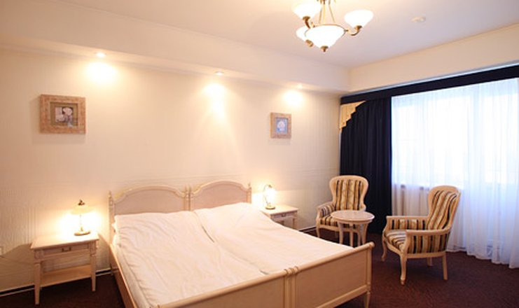 Фото отеля («Машук Аква-Терм» санаторий) - Панорамный Люкс спальня