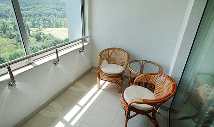 Фото отеля («Заря» санаторий) - Балкон в стандартном номере