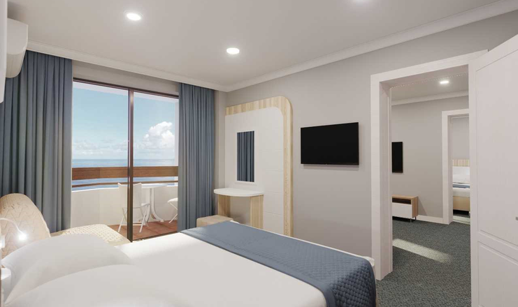 Фото номера («Alean Family Resort & Spa Спутник» отель) - Family suite sea view