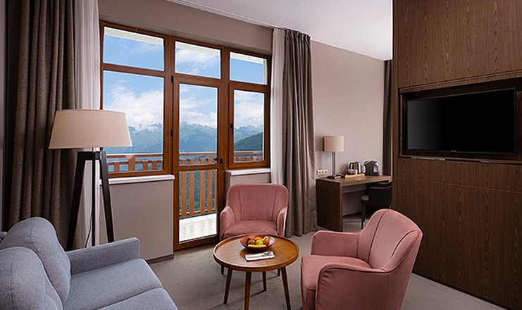 Фото номера («Green Flow» отель) - Premier room Suite 2-местный вид на горы