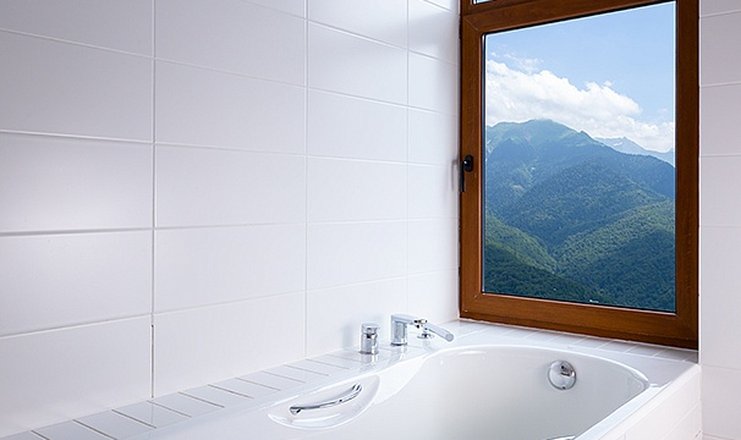 Фото номера («Green Flow» отель) - Suite Panorama 2-местный вид на горы
