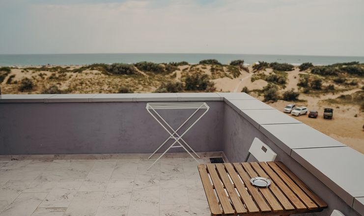 Фото номера («Песок и Море» отель) - Стандартный 2-местный (с панорамным видом на море)