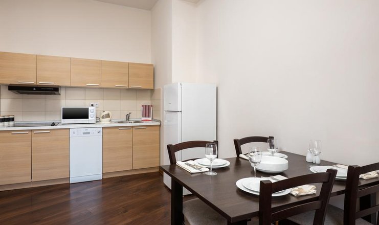 Фото номера («Апартаменты Вальсет от Азимут» отель) - Апартамент 2-местный 2-комнатный с кухней к.2