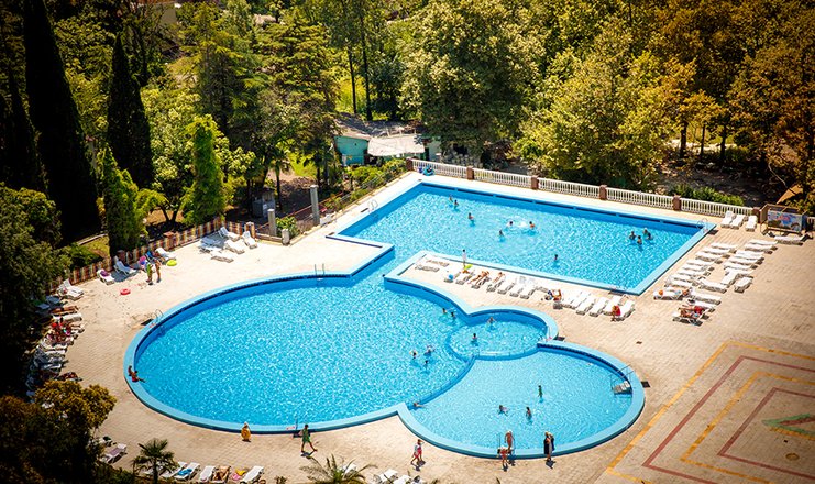 Фото отеля («АкваЛоо» санаторий) - Открытый бассейн