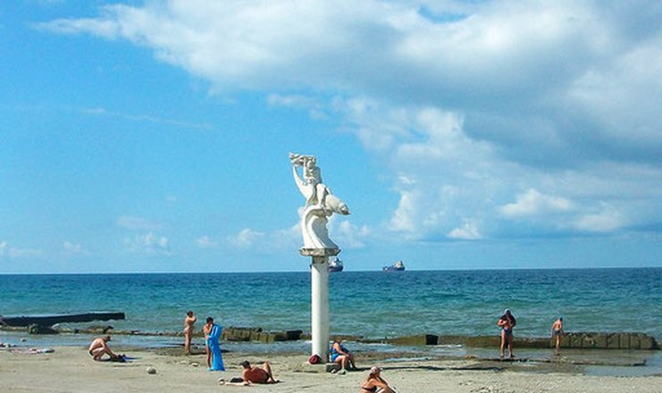 Фото отеля («Гизель-Дере» пансионат) - Пляж