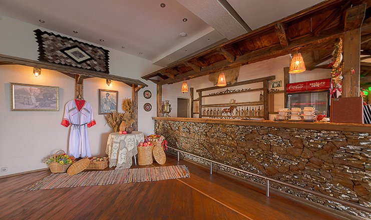 Фото отеля («Голубая Лагуна» отель) - Ресторан «Черкесский аул»
