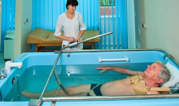 Фото отеля («Голубая волна» санаторий) - Лечение. Подводное вытяжение