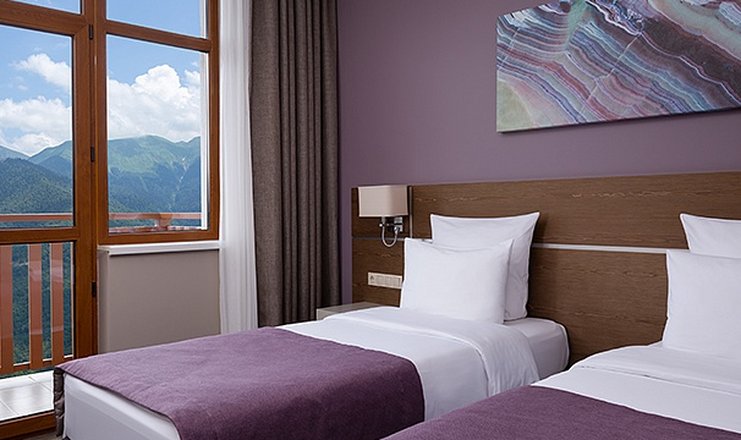 Фото отеля («Green Flow» отель) - 1Premier room 2-местный Grand с балконом и с видом на горы