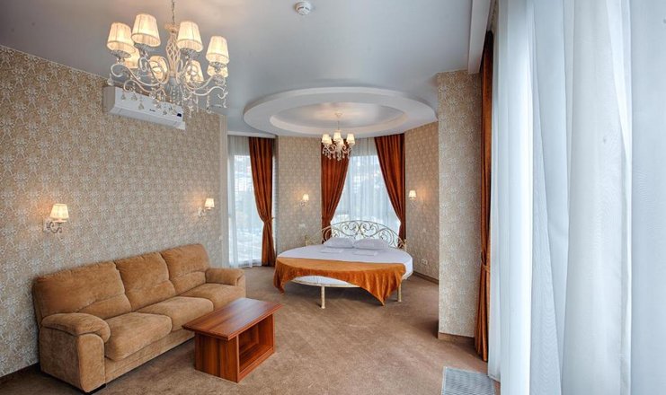 Фото отеля («Соната» отель) - Делюкс 2-местный с круглой кроватью
