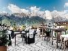 «Роза Шале» отель - предварительное фото Ресторан с террасой
