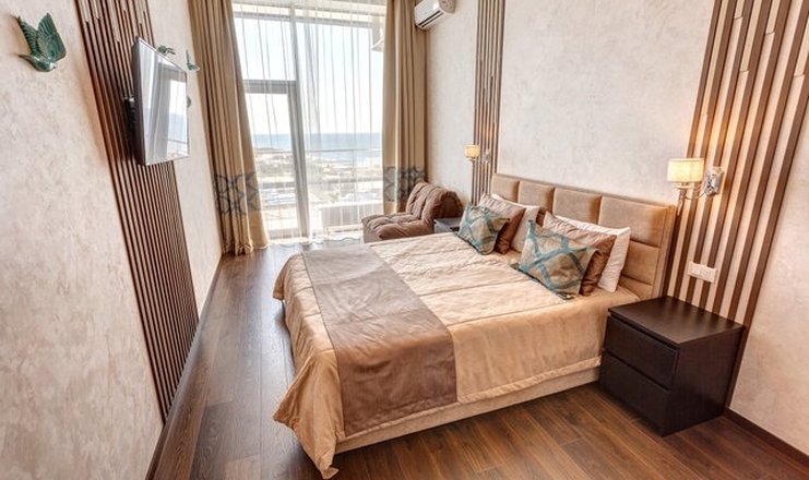 Фото номера («Апарт-Сити Ирида» апартаменты) - Апартаменты 2-местные 2-комнатные вид на море АкваDeluxe