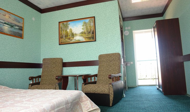 Фото номера («Качинская» гостиница) - Стандарт 2-местный 2 этаж с двуспальной кроватью (в корпусе) 2