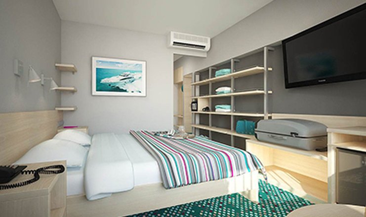 Фото номера («Ялта-Интурист» отель) - Стандартный Улучшенный 2-местный с одной двуспальной кроватью