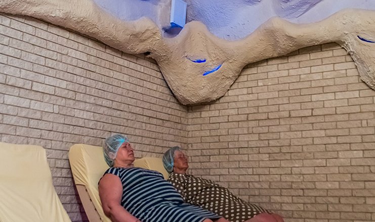 Фото отеля («Алушта» санаторий) - Соляная комната, галокамера, спелеокамера