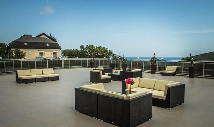 Фото отеля («Багатель» рекреационный комплекс) - Вид на море с панорамной крыши