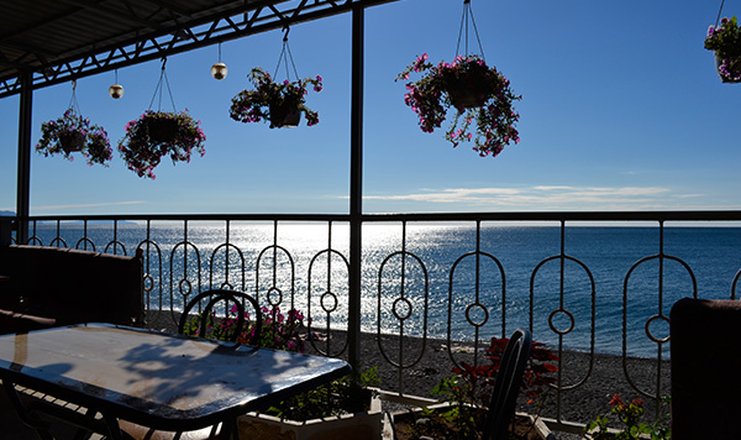 Фото отеля («Гамачок у моря» отель) - Вид с площадки кафе