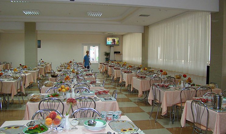 Фото отеля («Лучезарный» пансионат) - Столовая