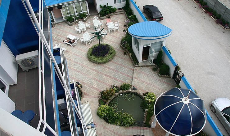Фото отеля («Лучистый» отель) - Вид с балкона верхних этажей