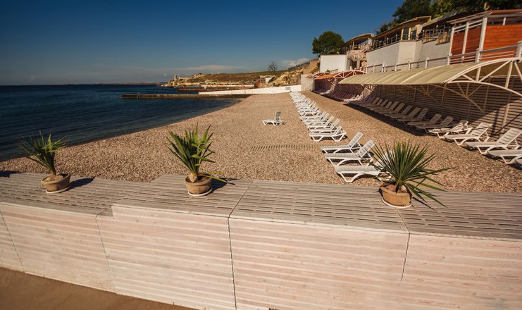 Фото отеля («Песочная Бухта» парк-отель и пансионат) - Пляж