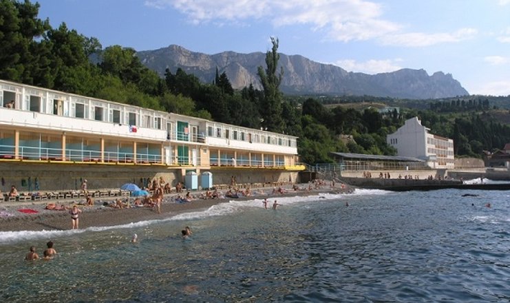 Фото отеля («Симеиз» санаторий) - Климатопавильон. Пляж