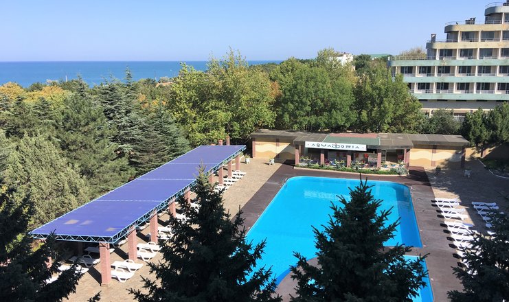 Фото отеля («Южный» пансионат) - Вид на бассейн