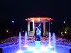 «Сакрополь» санаторий - предварительное фото Фонтан ночью