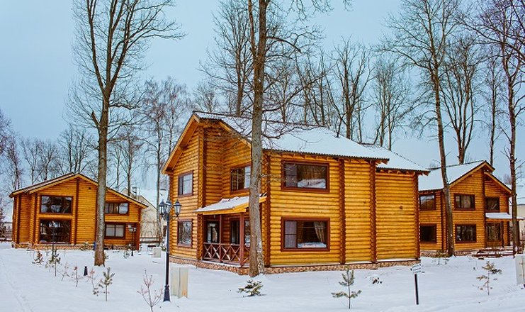 Фото отеля («Степаново» коттеджный отель) - Общий вид зимой