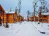 «Степаново» коттеджный отель - предварительное фото Общий вид зимой