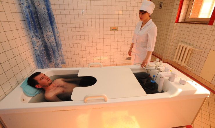 Фото отеля («Красноусольск» санаторий) - Сероводородная ванна