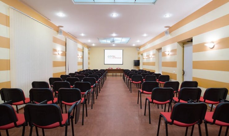 Фото конференц зала («Октябрьская» гостиница) - Красный зал