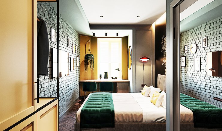 Фото номера («Амиго» отель) - Улучшенный номер с двуспальной кроватью