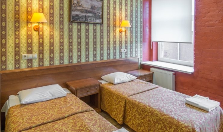 Фото номера («РА Рыбинская, 7» отель) - Стандартный 2-местный номер с двумя кроватями