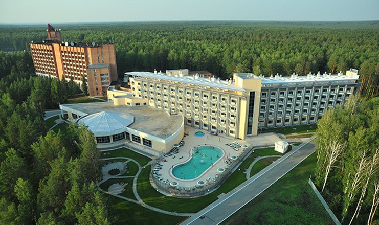 Фото отеля («Сибирь» санаторий) - Общий вид лето